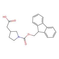 2-(1-{[(9H-fluoren-9-yl)methoxy]carbonyl}pyrrolidin-3-yl)acetic acid，868523-86-8，≥98%，阿拉丁