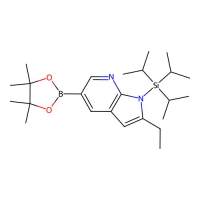 2-Ethyl-5-(4,4,5,5-tetramethyl-1,3,2-dioxaborolan-2-yl)-1-(triisopropylsilyl)-1H-pyrrolo[2,3-b]pyridine，1357387-65-5，≥95%，阿拉丁