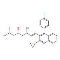 (3S,5S,E)-7-(2-Cyclopropyl-4-(4-fluorophenyl)quinolin-3-yl)-3,5-dihydroxyhept-6-enoic acid,688735-41-3,≥95%,阿拉丁