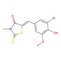 (Z)-5-(3-Bromo-4-hydroxy-5-methoxybenzylidene)-3-methyl-2-thioxothiazolidin-4-one，58215-51-3，≥95%，阿拉丁
