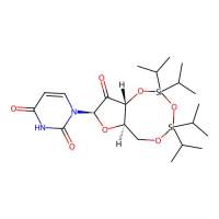 1-((6Ar,8r,9ar)-2,2,4,4-tetraisopropyl-9-oxotetrahydro-6h-furo[3,2-f][1,3,5,2,4]trioxadisilocin-8-yl)pyrimidine-2,4(1h,3h)-dione，84828-97-7，≥97%，阿拉丁