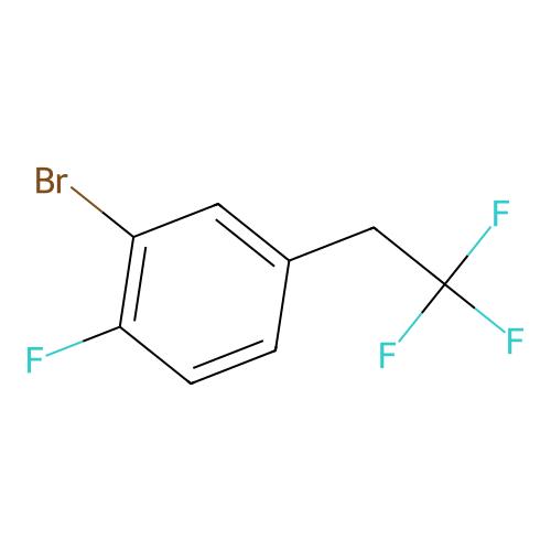 2-Bromo-1-fluoro-4-(2,2,2-trifluoroethyl)benzene，1099598-18-1，阿拉丁产品图