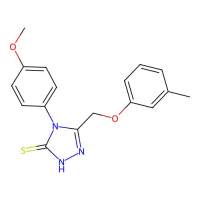 2,4-Dihydro-4-(4-methoxyphenyl)-5-[(3-methylphenoxy)methyl]-3H-1,2,4-triazole-3-thione，328556-79-2，阿拉丁
