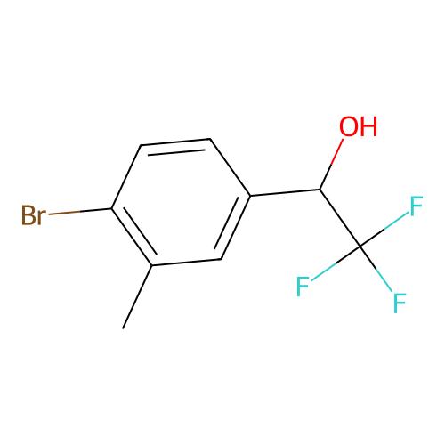 1-(4-Bromo-3-methylphenyl)-2,2,2-trifluoroethan-1-ol，1536707-43-3，≥95%，阿拉丁产品图