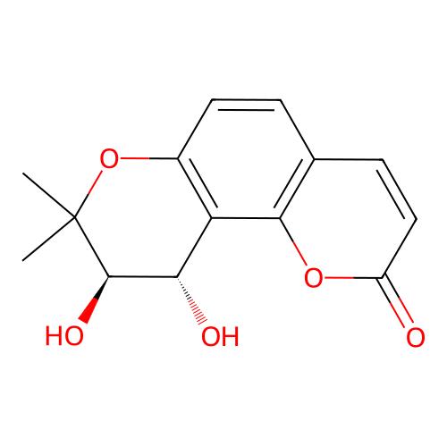 (-)-trans-Khellactone,23458-04-0,≥98%,阿拉丁产品图