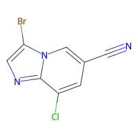 3-Bromo-8-chloroimidazo[1,2-a]pyridine-6-carbonitrile，1221791-70-3，≥95%，阿拉丁