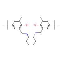 Phenol, 2,2′-[(1R,2R)-1,2-cyclohexanediylbis[(E)-nitrilomethylidyne]]bis[4-(1,1-dimethylethyl)-6-methyl-4-tert-butyl-2-[(E)-{[(1R,2R)-2-[(E)-[(5-tert-butyl-2-hydroxy-3-methylphenyl)methylidene]amino]cyclohexyl]imino}methyl]-6-methylphenol，1095419-61-6，阿拉丁