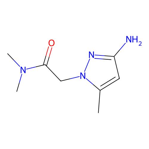2-(3-amino-5-methyl-1H-pyrazol-1-yl)-N,N-dimethylacetamide,1260379-31-4,≥97%,阿拉丁产品图
