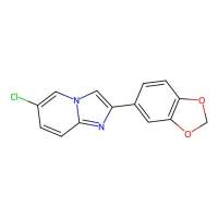 2-(1,3-Benzodioxol-5-yl)-6-chloroimidazo[1,2-a]pyridine，168837-35-2，≥95%，阿拉丁