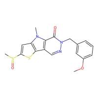 6-[(3-Methoxyphenyl)methyl]-4-methyl-2-methylsulfinyl-5-thieno[3,4]pyrrolo[1,3-d]pyridazinone，1221186-52-2，≥99%，阿拉丁