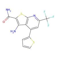 3-Amino-4-(thiophen-2-yl)-6-(trifluoromethyl)thieno[2,3-b]pyridine-2-carboxamide，421584-77-2，≥97%，阿拉丁