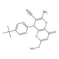 2-amino-4-(4-tert-butylphenyl)-6-(hydroxymethyl)-8-oxo-4H,8H-pyrano[3,2-b]pyran-3-carbonitrile，860648-65-3，阿拉丁
