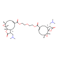 2-[2-[(1S,2S,4R,7E,11S,12R)-12-[(dimethylamino)methyl]-4-methyl-13-oxo-3,14-dioxatricyclo[9.3.0.02,4]tetradec-7-ene-8-carbonyl]oxyethoxy]ethyl (1S,2S,4R,7E,11S)-12-[(dimethylamino)methyl]-4-methyl-13-oxo-3,14-dioxatricyclo[9.3.0.02,4]tetradec-7-ene-8-carb