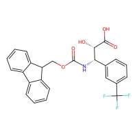 (2S,3S)-3-((((9H-Fluoren-9-yl)methoxy)carbonyl)amino)-2-hydroxy-3-(3-(trifluoromethyl)phenyl)propanoic acid,959581-13-6,≥98%,阿拉丁