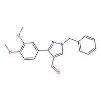 1-benzyl-3-(3,4-dimethoxyphenyl)-1H-pyrazole-4-carbaldehyde，588674-24-2，≥97%，阿拉丁