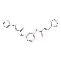 (E)-3-(furan-2-yl)-N-[6-[[(E)-3-(furan-2-yl)prop-2-enoyl]amino]pyridin-2-yl]prop-2-enamide，1164471-33-3，≥99%，阿拉丁