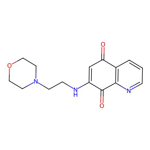 5,8-Quinolinedione, 7-((2-(4-morpholinyl)ethyl)amino)-,874351-38-9,≥98%,阿拉丁产品图