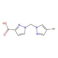 1-[(4-bromo-1H-pyrazol-1-yl)methyl]-1H-pyrazole-3-carboxylic acid，1001755-12-9，≥95%，阿拉丁