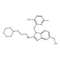 2-((5-(hydroxymethyl)-2-((3-morpholinopropyl)amino)-1H-benzo[d]imidazol-1-yl)methyl)-6-methylpyridin-3-ol，857067-39-1，≥98%，阿拉丁