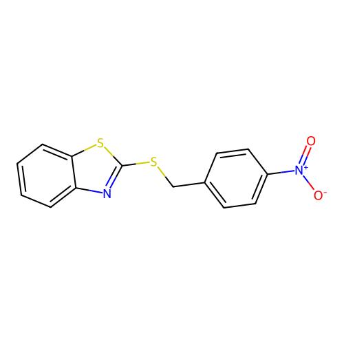 2-[(4-Nitrobenzyl)thio]-1,3-benzothiazole，阿拉丁产品图