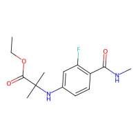 Ethyl 2-(3-fluoro-4-(methylcarbamoyl)phenylamino)-2-methylpropanoate,1258638-92-4,阿拉丁