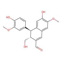 (3R,4S)-6-hydroxy-4-(4-hydroxy-3-methoxyphenyl)-3-(hydroxymethyl)-7-methoxy-3,4-dihydronaphthalene-2-carbaldehyde，145918-59-8，≥99%，阿拉丁