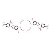 4-[6-[16-[2-(2,4-Dicarboxyphenyl)-5-methoxy-1-benzofuran-6-yl]-1,4,10,13-tetraoxa-7,16-diazacyclooctadec-7-yl]-5-methoxy-1-benzofuran-2-yl]benzene-1,3-dicarboxylic acid，124549-11-7，阿拉丁