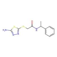 2-[(5-amino-1,3,4-thiadiazol-2-yl)thio]-N-(1-phenylethyl)acetamide，329921-13-3，阿拉丁