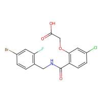 (2-(((4-Bromo-2-fluorobenzyl)amino)carbonyl)-5-chlorophenoxy)acetic acid,314297-26-2,阿拉丁