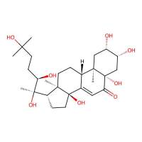 2beta,3beta,5beta,14,20,22R,25-Heptahydroxycholest-7-en-6-one，18069-14-2，≥97%，阿拉丁