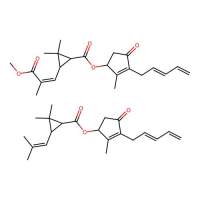 [(1S)-2-methyl-4-oxo-3-[(2Z)-penta-2,4-dienyl]cyclopent-2-en-1-yl] (1R,3R)-2,2-dimethyl-3-(2-methylprop-1-enyl)cyclopropane-1-carboxylate;[(1S)-2-methyl-4-oxo-3-[(2Z)-penta-2,4-dienyl]cyclopent-2-en-1-yl] (1R,3R)-3-[(E)-3-methoxy-2-methyl-3-oxoprop-1-enyl
