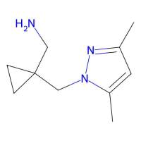 ({1-[(3,5-dimethyl-1H-pyrazol-1-yl)methyl]cyclopropyl}methyl)amine，1177355-20-2，阿拉丁