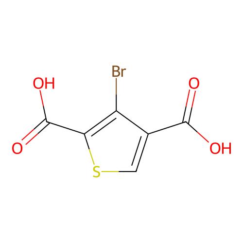 3-Bromothiophene-2,4-dicarboxylic acid,57233-98-4,阿拉丁产品图
