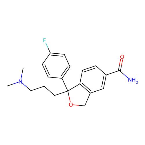 1-[3-(Dimethylamino)propyl]-1-(4-fluorophenyl)-1,3-dihydro-5-isobenzofurancarboxamide，64372-56-1，≥95%，阿拉丁产品图