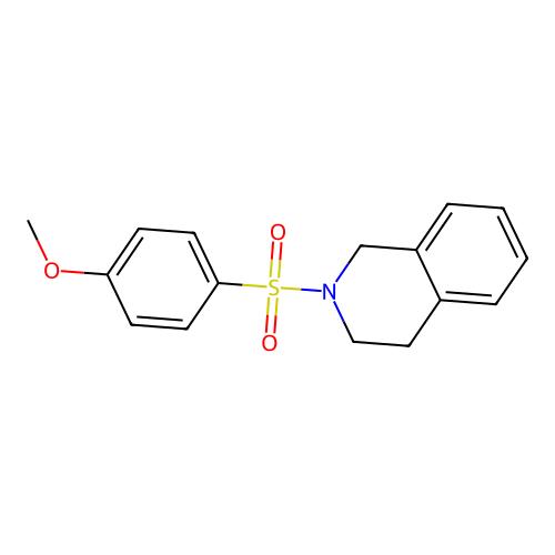 2-[(4-Methoxyphenyl)sulfonyl]-1,2,3,4-tetrahydroisoquinoline，阿拉丁产品图