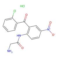 2-Amino-N-[2-(2-chlorobenzoyl)-4-nitrophenyl]acetamide monohydrochloride，94006-04-9，阿拉丁