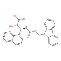 (2S,3S)-3-((((9H-Fluoren-9-yl)methoxy)carbonyl)amino)-2-hydroxy-3-(naphthalen-1-yl)propanoic acid，959573-34-3，≥95%，阿拉丁