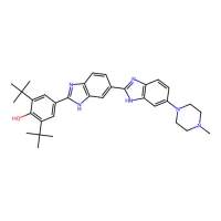 2,6-ditert-butyl-4-[6-[6-(4-methylpiperazin-1-yl)-1H-benzimidazol-2-yl]-1H-benzimidazol-2-yl]phenol，129244-66-2，≥99%，阿拉丁