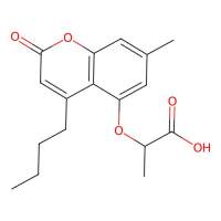 2-[(4-butyl-7-methyl-2-oxo-2H-chromen-5-yl)oxy]propanoic acid，843620-39-3，≥97%，阿拉丁