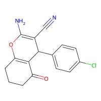 2-amino-4-(4-chlorophenyl)-5-oxo-5,6,7,8-tetrahydro-4H-chromene-3-carbonitrile，阿拉丁
