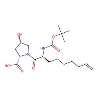 L-Proline, 1-[(2S)-2-[[(1,1-dimethylethoxy)carbonyl]amino]-1-oxo-8-nonen-1-yl]-4-hydroxy-, (4R)-，552335-47-4，阿拉丁