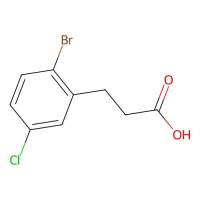 3-(2-Bromo-5-chlorophenyl)propanoic acid,66192-05-0,≥97%,阿拉丁