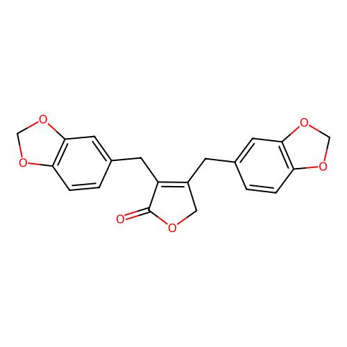 2(5H)-Furanone, 3,4-bis(1,3-benzodioxol-5-ylmethyl)-，137809-97-3，≥95%，阿拉丁产品图