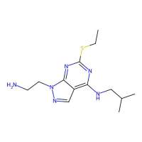 1-(2-aminoethyl)-6-(ethylthio)-N-isobutyl-1H-pyrazolo[3,4-d]pyrimidin-4-amine，1105197-87-2，≥97%，阿拉丁