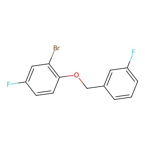 2-Bromo-4-fluoro-1-((3-fluorobenzyl)oxy)benzene，1019446-41-3，≥98%，阿拉丁产品图