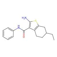 2-amino-6-ethyl-N-phenyl-4,5,6,7-tetrahydro-1-benzothiophene-3-carboxamide,590353-68-7,≥97%,阿拉丁