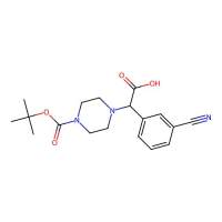 2-(4-Boc-piperazinyl)-2-(3-cyanophenyl)acetic acid,885274-33-9,≥95%,阿拉丁