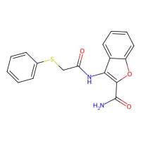 3-(2-(Phenylthio)acetamido)benzofuran-2-carboxamide，361373-15-1，阿拉丁