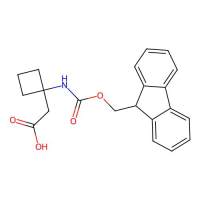 2-[1-({[(9H-fluoren-9-yl)methoxy]carbonyl}amino)cyclobutyl]acetic acid，1199775-14-8，≥95%，阿拉丁