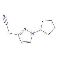 2-(1-Cyclopentyl-1H-pyrazol-3-yl)acetonitrile,1260659-00-4,≥97%,阿拉丁